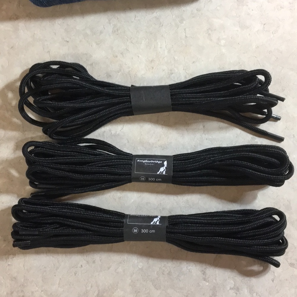 Long BOOT LACES 300cm. = 118.11” for Doc Martin